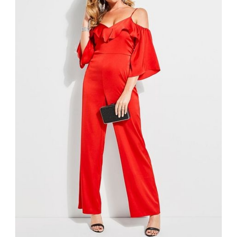 🎀NWT🎀 Guess Off The Shoulder Andie Jumpsuit
